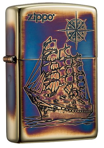 The Sail Boat with Logo Zippo