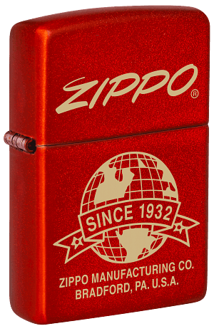 Classic Metallic Red Laser Engrave