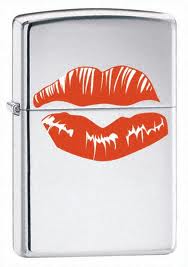 Zippo Hot Lips Polished Chrome