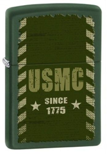 Zippo Marines Green Matte