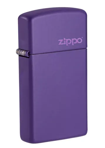 Slim® Purple Matte Zippo Logo