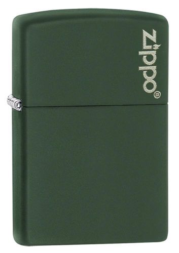 Classic Green Matte Zippo Logo