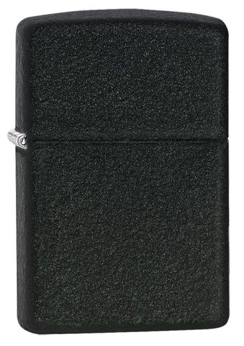 Combo 4 sản phẩm: Bật lửa Zippo Black Crackle 236+Xăng+Đá+Bấc