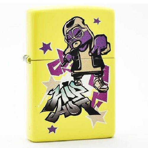 Zippo Hip Hop Design - Lemon Matte