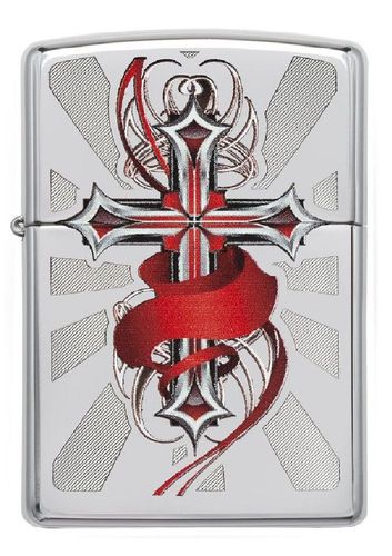 Zippo Ribbbon and Cross