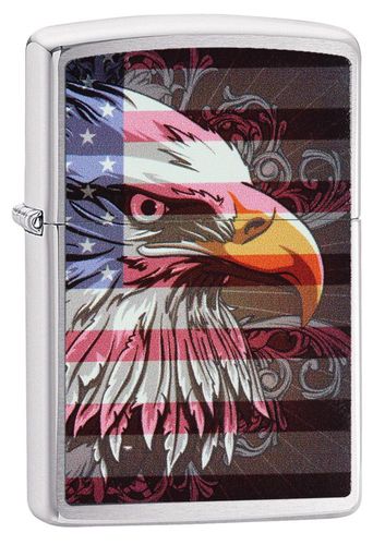 Zippo Eagle Flag