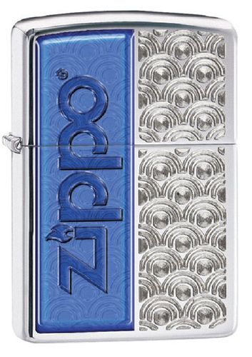 Zippo Classic High Polish Chrome Special Design Windproof Pocket Lighter