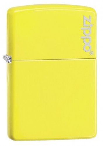 Zippo Neon Yellow Zippo Logo