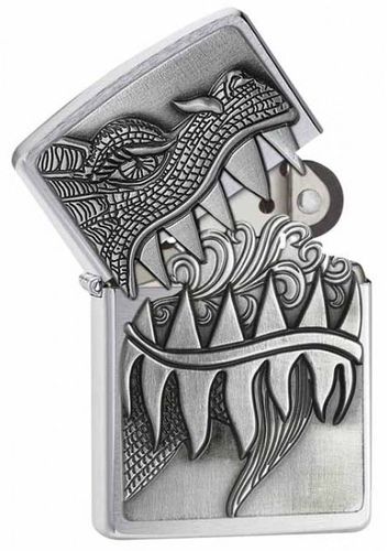 Zippo Dragon jagged teeth