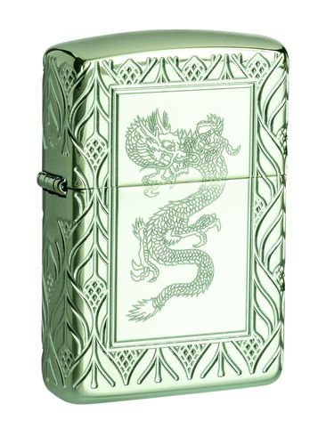 Armor® High Polish Green Elegant Dragon