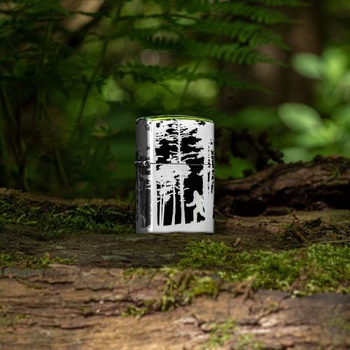 Zippo Squatchin' In The Woods Design