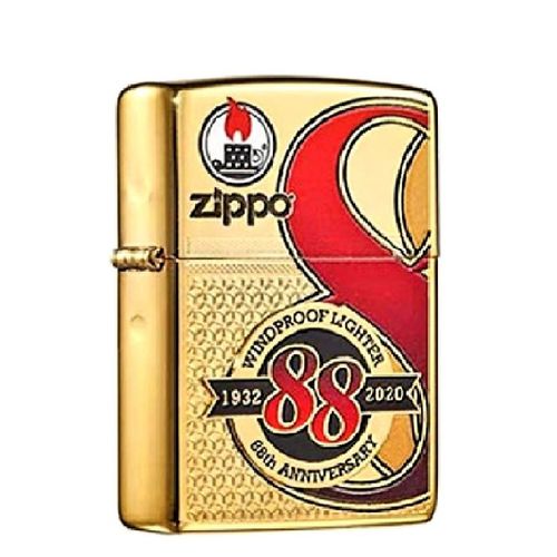 Zippo 88TH HIGH POLISH GOLD PLATING