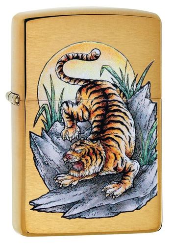 Zippo Tiger Tattoo Design