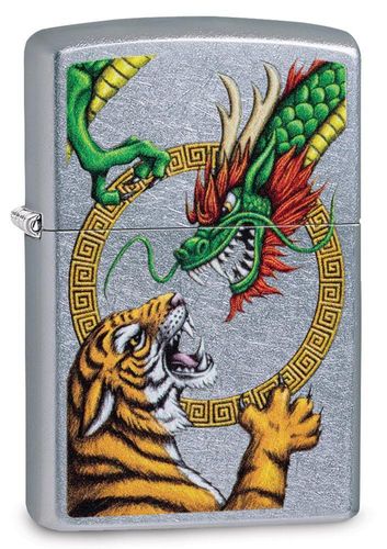 Zippo Asia Dragon Street Chrome™ Design