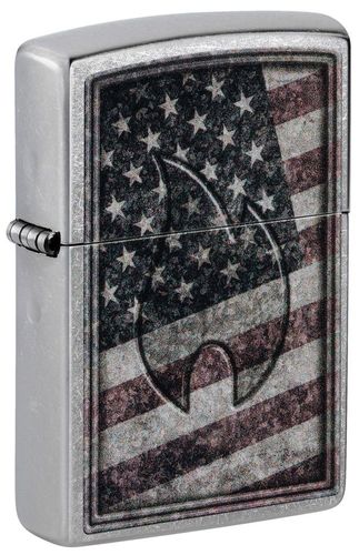 Zippo Americana Flame Design Street Chrome™