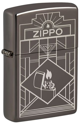 Zippo Art Deco Design Black Ice®