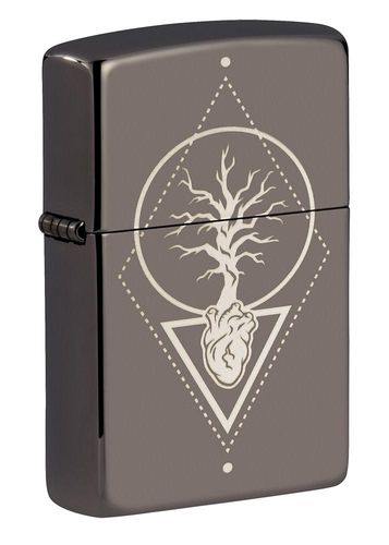 Zippo Heart Of Tree Design