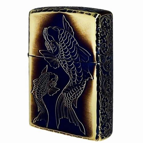 Armor lighter with Koi fish design
