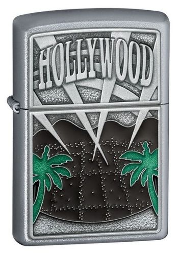 Zippo Hollywood Palm Trees Emblem