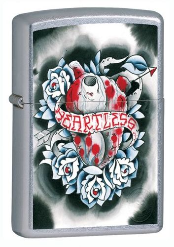 Zippo Heartless Street Chrome