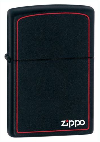 Classic Black and Red Zippo