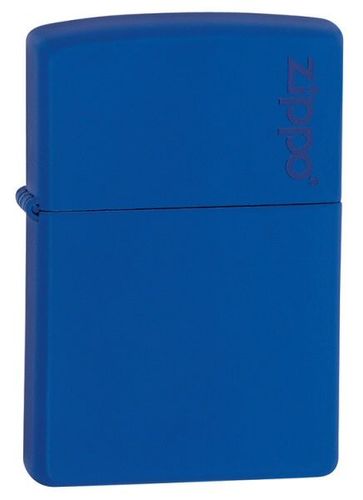 Classic Royal Blue Matte Zippo Logo