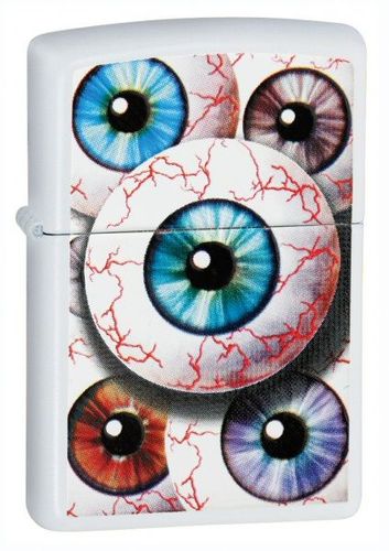 Zippo Eyeball White Matte