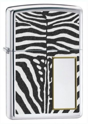 Zippo Zebra Print