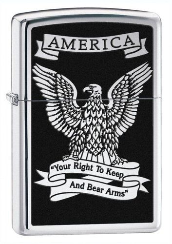 Zippo Eagle High Polish Chrome