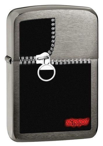 Zippo Zipped Black Ice