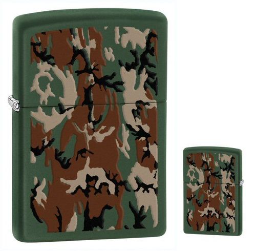 Zippo Camouflage Green Matte