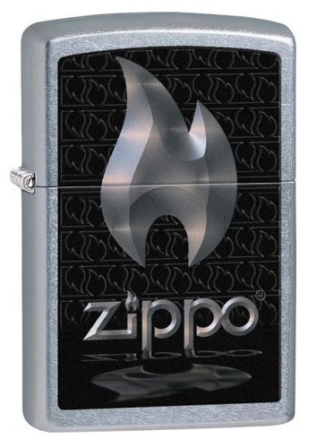 Zippo Flame Street Chrome