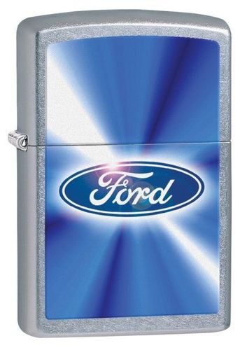 Zippo Ford Blue Street Chrome