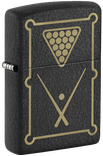 Billiards Black Crackle Lighter
