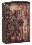 Zippo Wood Mandala Design