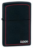 Classic Black and Red Zippo