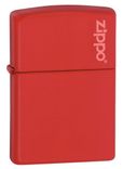Classic Red Matte with Zippo Logo