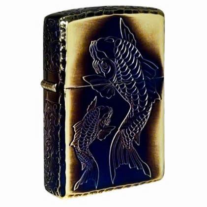 Armor lighter with Koi fish design