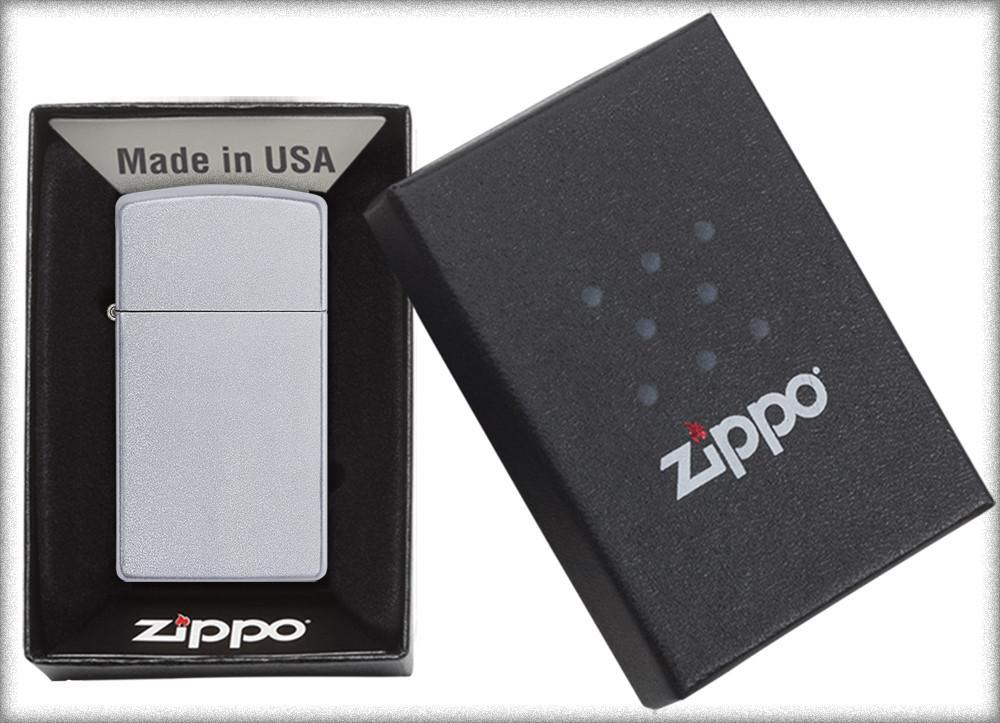 Zippo Slim® Satin Chrome
