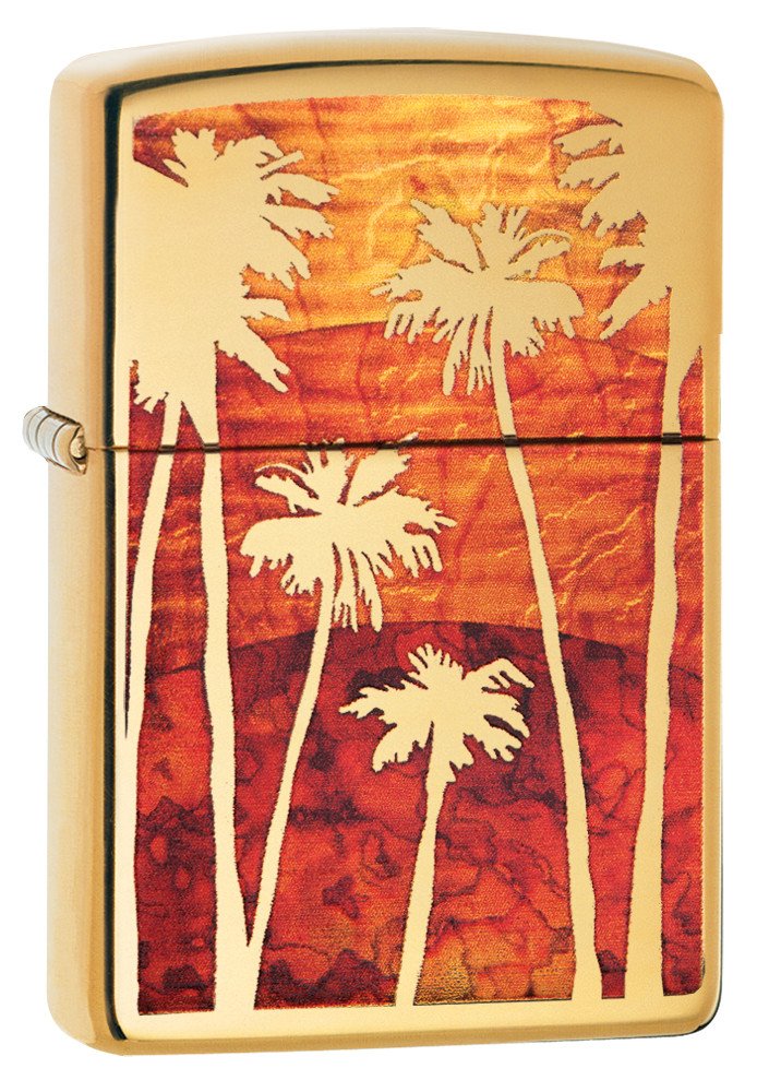 Zippo Fusion Palm Tree Sunset