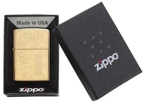 Zippo Brass Venetian Design