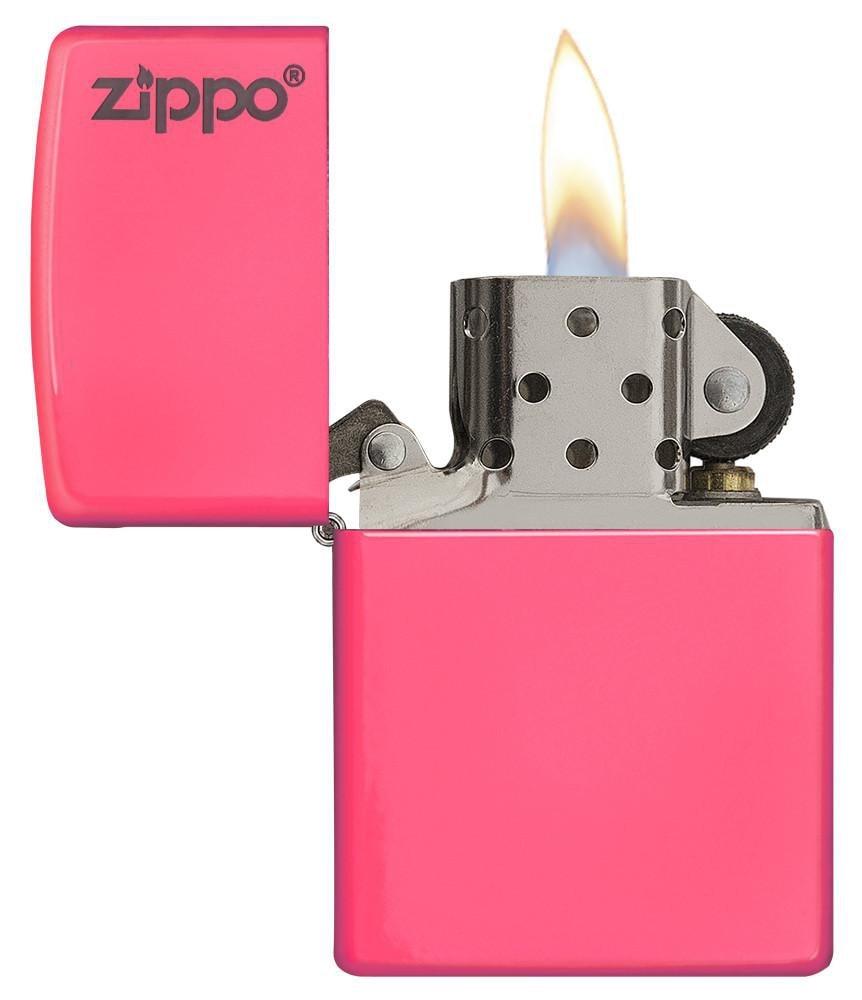 Zippo Neon Pink Zippo Logo