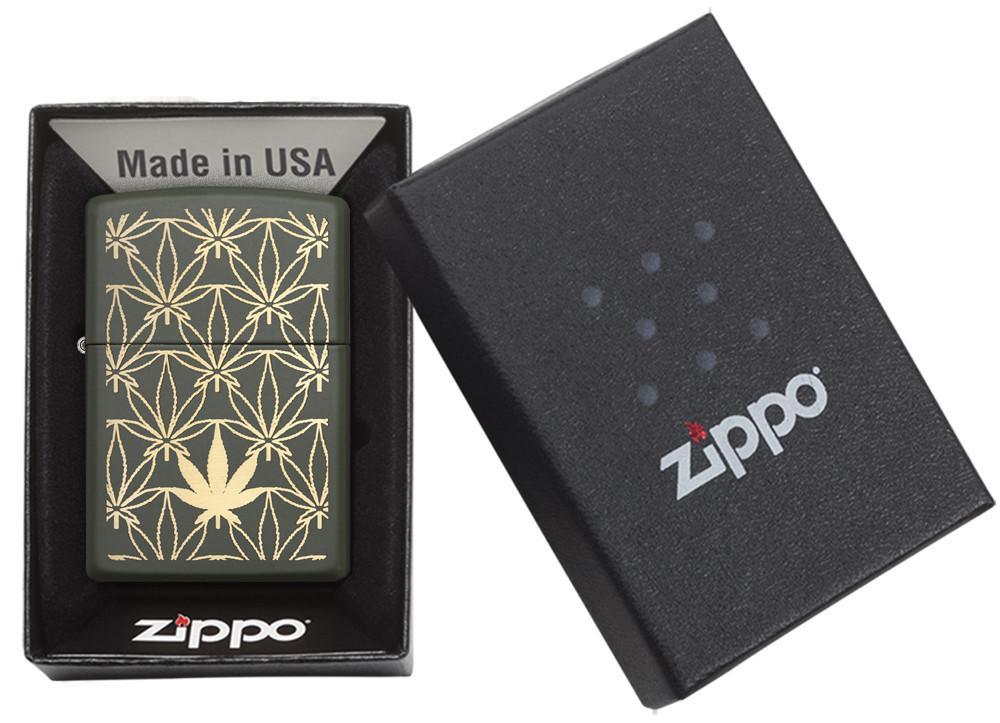 Zippo Marijuana Pattern