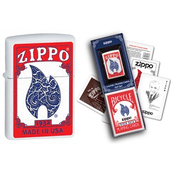 Zippo Bicycle Lighter & Cards