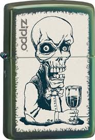 Zippo Classic Skeleton Bartender Chameleon Windproof Pocket Lighter