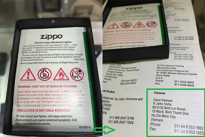 Zippo Warning Guide1