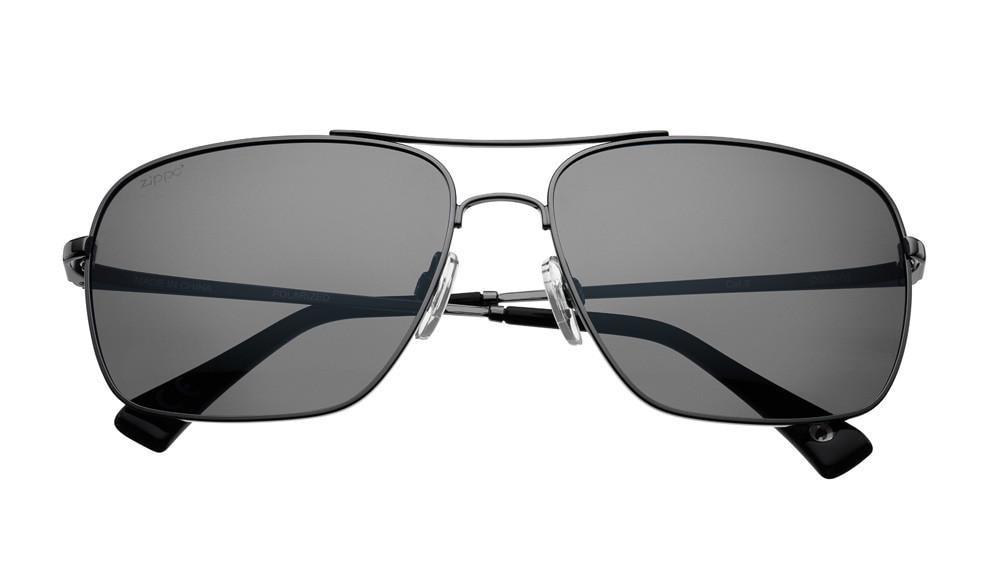 Zippo Black Pilot Sunglasses