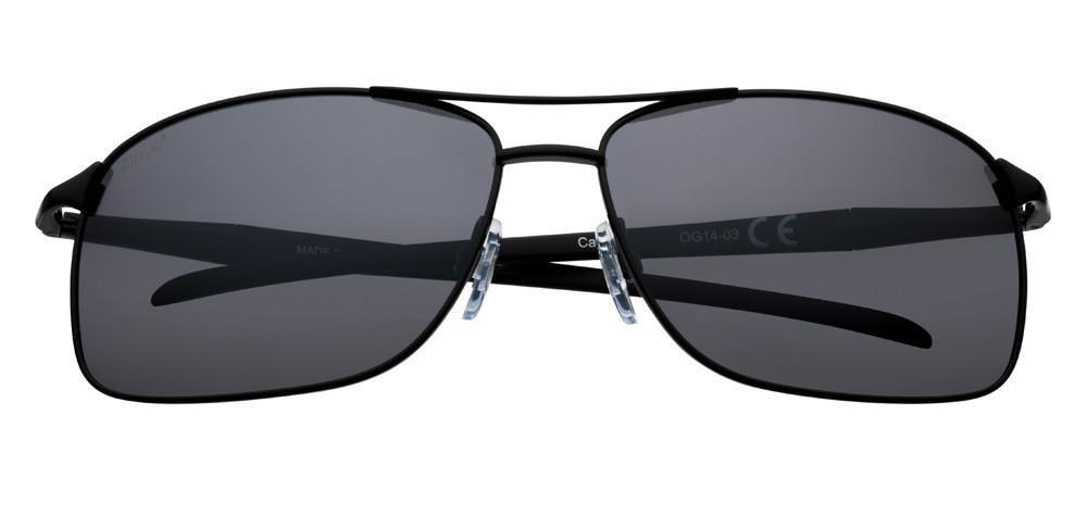 Zippo Silver Polarized Pilot Sunglasses
