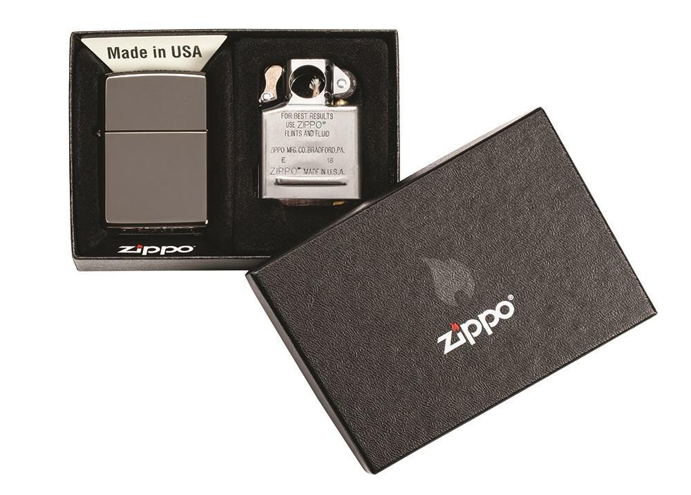 Zippo Black Ice® Lighter & Pipe Insert