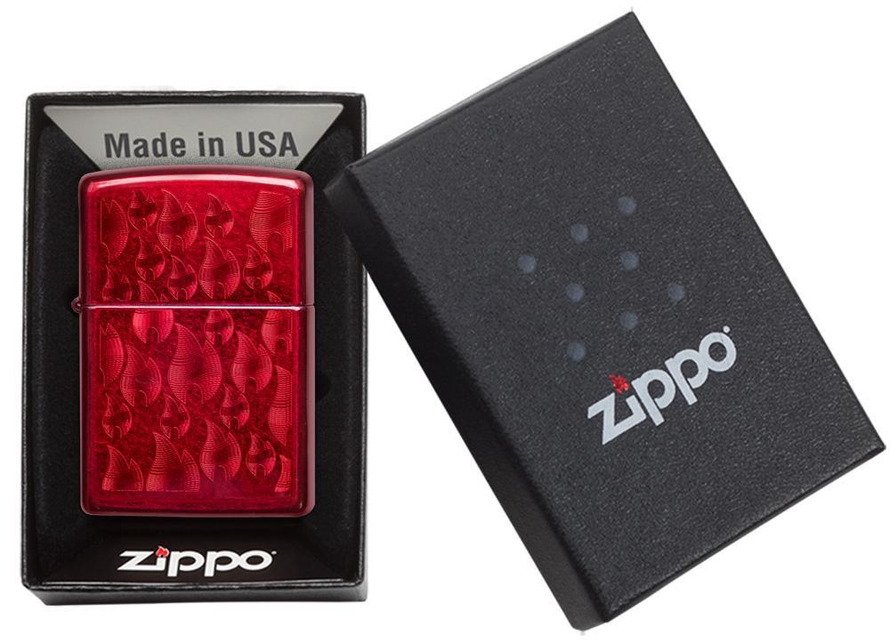 Zippo Iced Flame Design